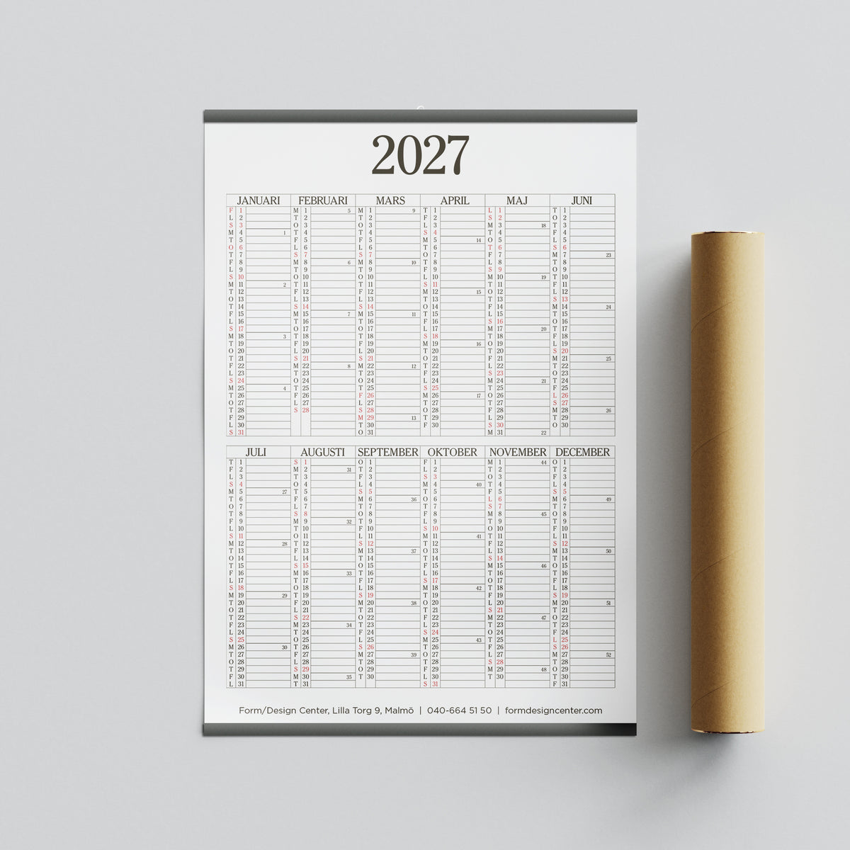 Väggalmanacka 2027